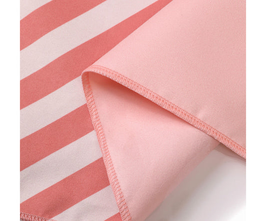 Telo Microfibra - Stripes Bloom & Blush