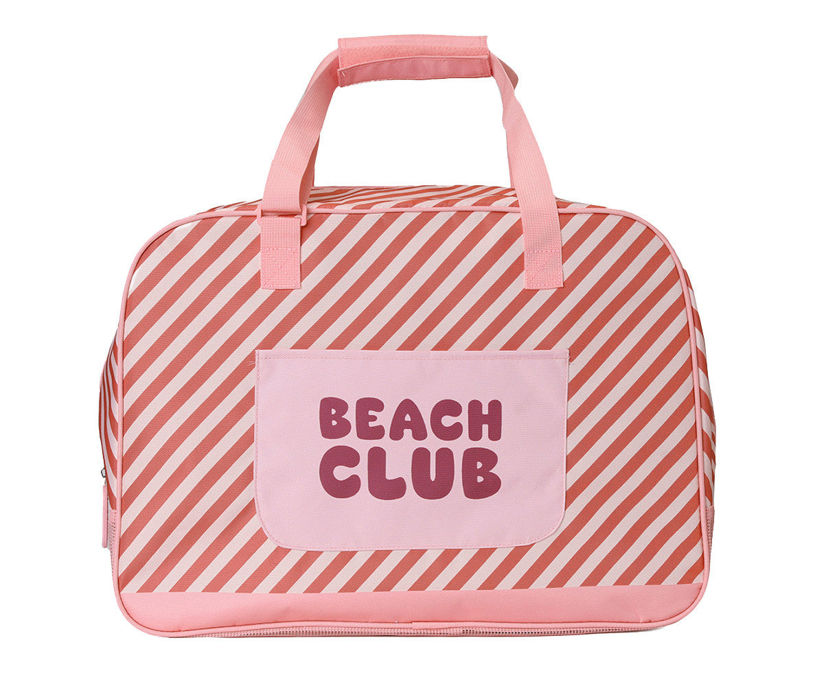Borsa Spiaggia Anti Sabbia - Stripes Bloom & Blush