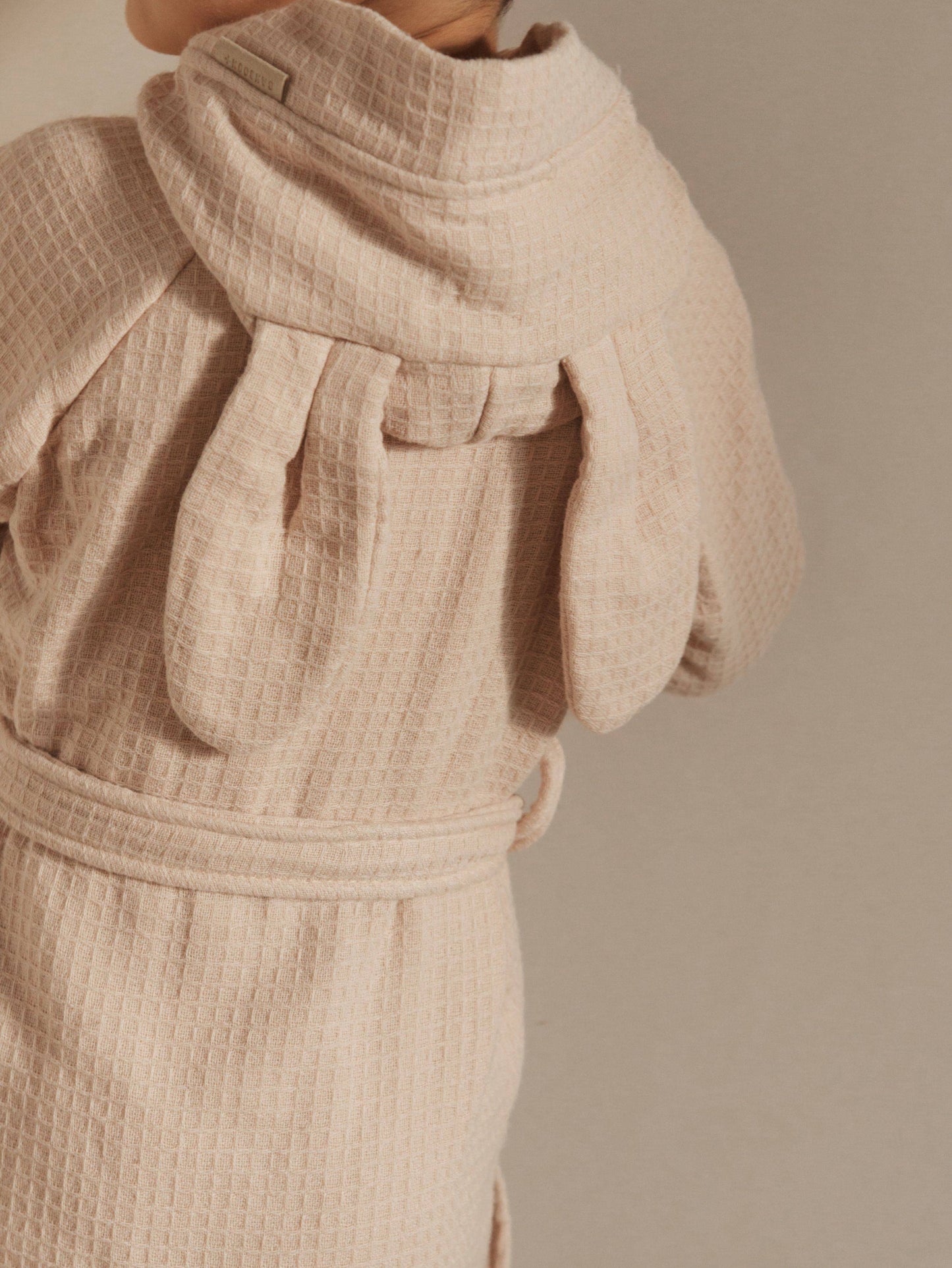Accappatoio Waffle - Vintage Pink - 2/4Y