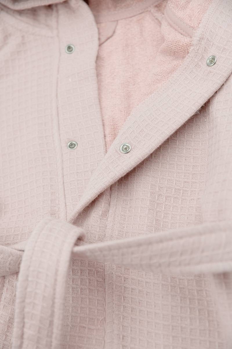 Accappatoio Waffle - Vintage Pink - 2/4Y