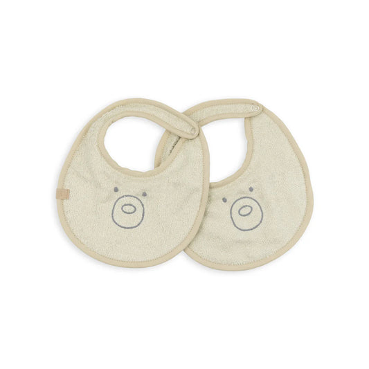 Set Bavaglini 2 pezzi - Oyster Grey