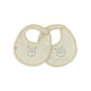 Set Bavaglini 2 pezzi - Oyster Grey