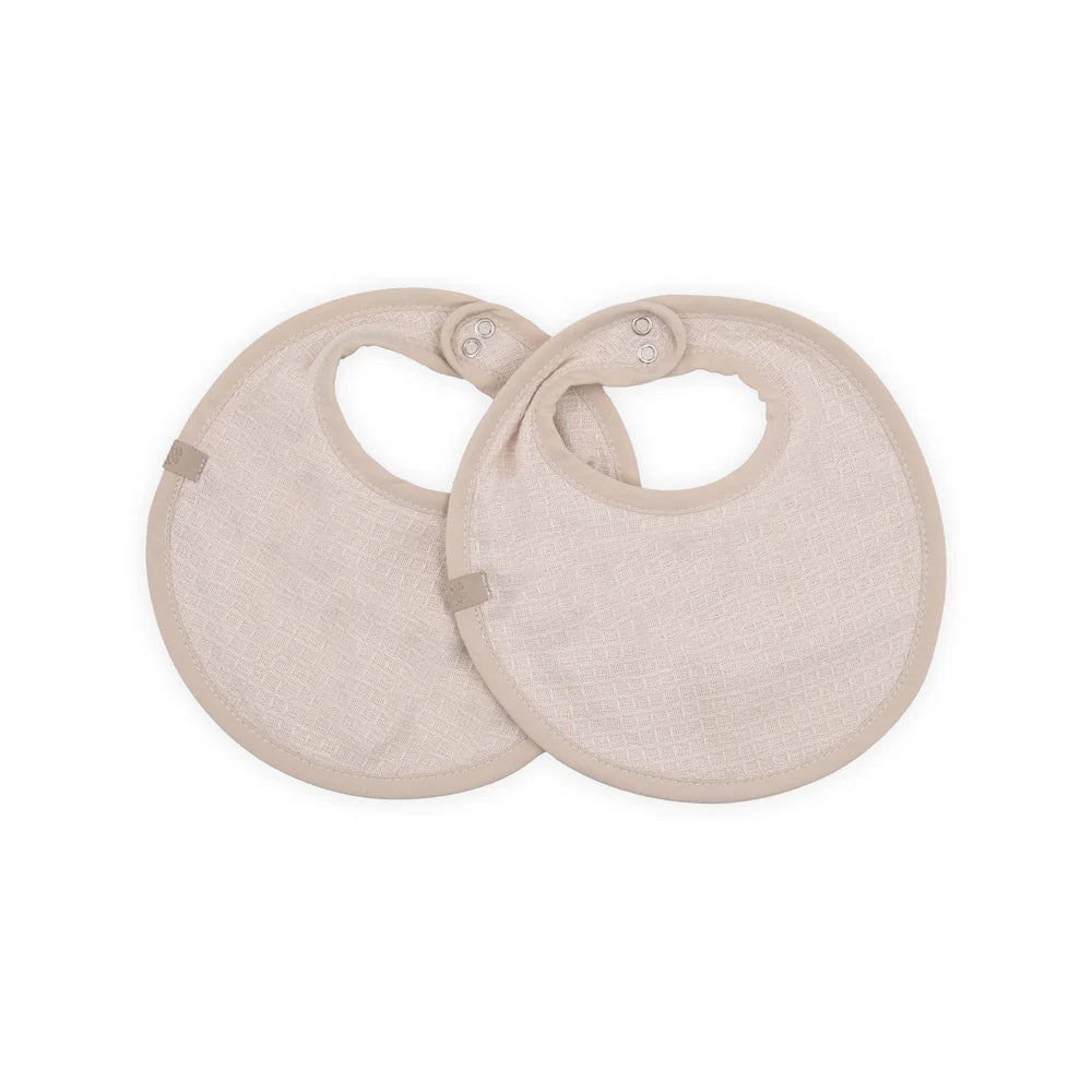Set bavaglino Waffle 2 pezzi - Mocha Sand