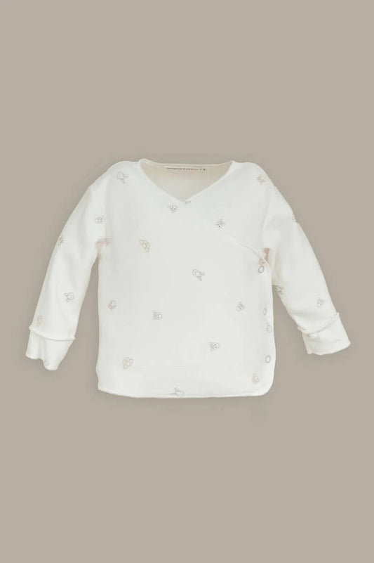 Maglia incrociata neonato Pure - Animal Friends - 1M