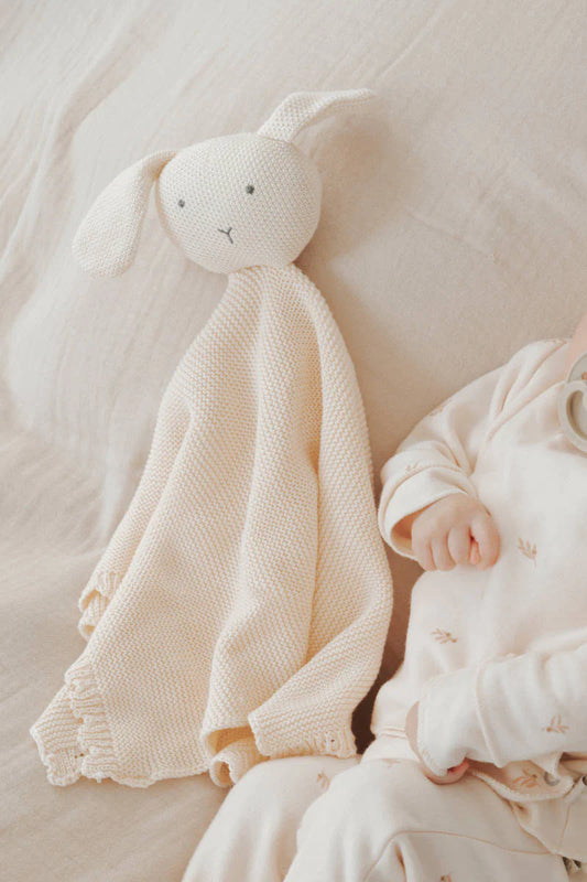 Doudou fatto a Maglia - Rabbit - Pink