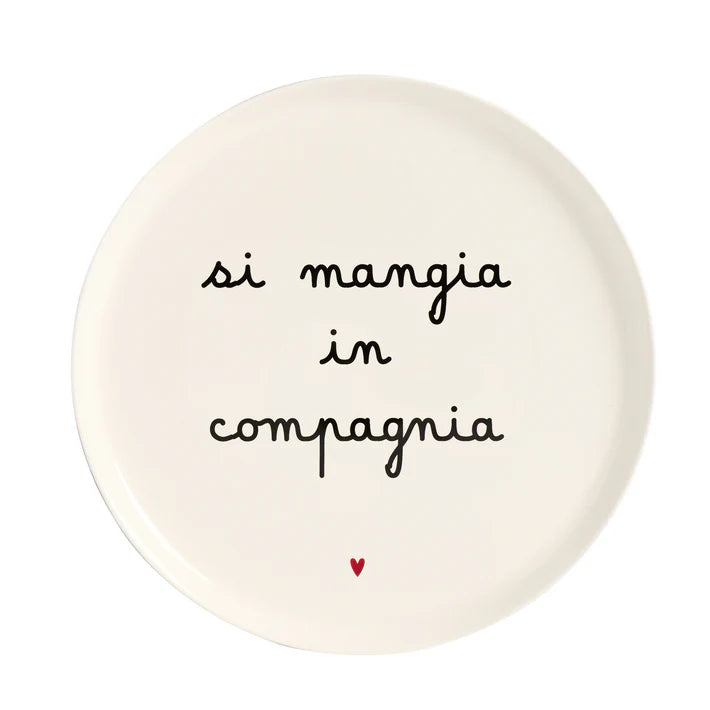 Piatto pizza Si mangia in compagnia