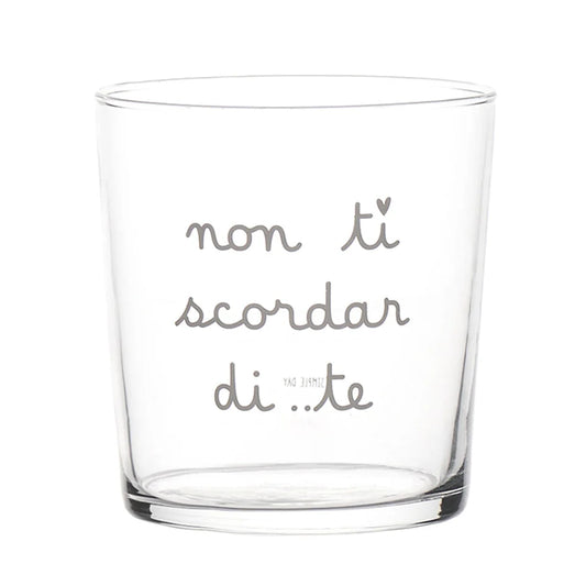 Bicchiere Non ti scordar di ..te
