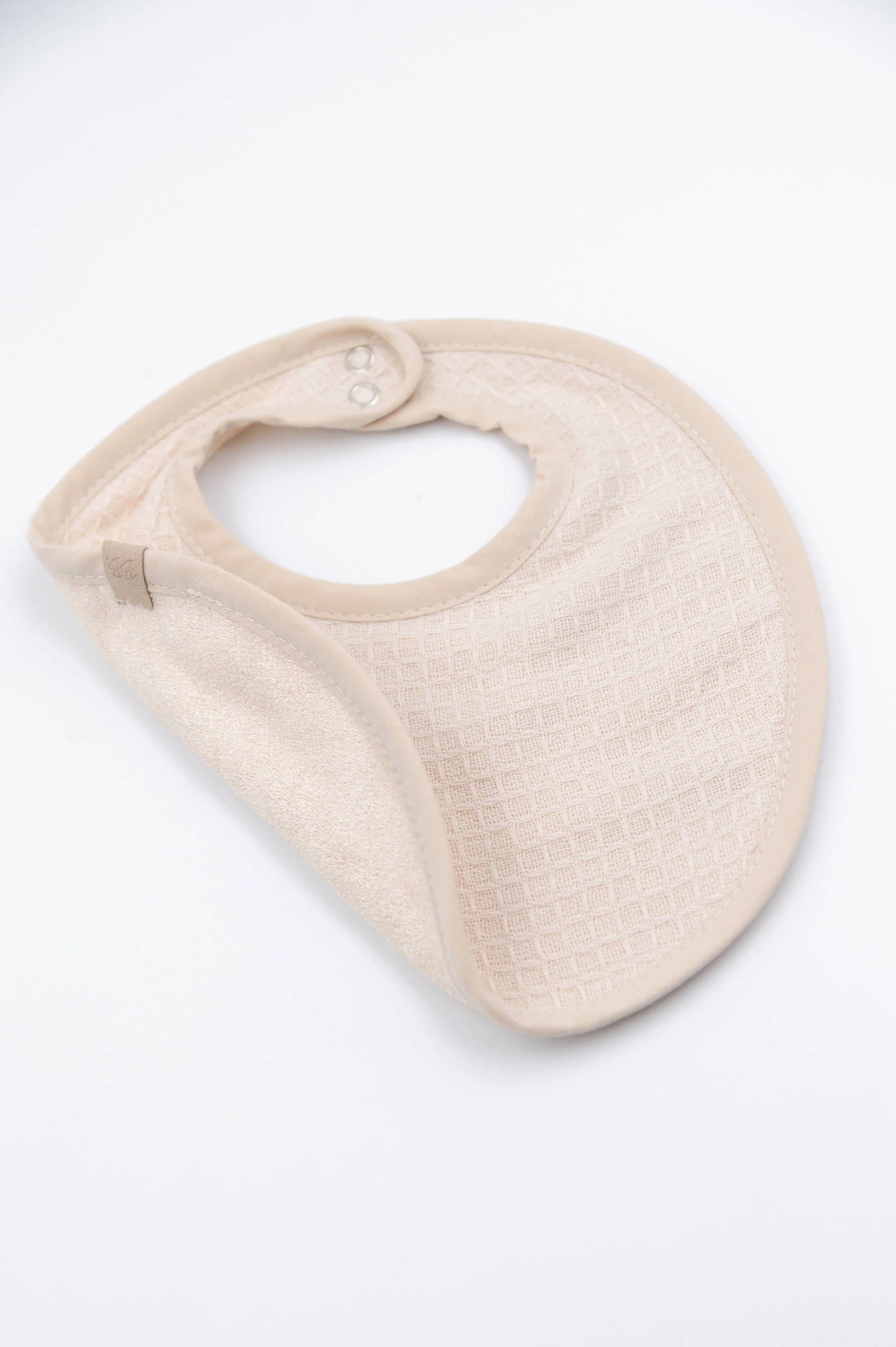 Set bavaglino Waffle 2 pezzi - Warm White