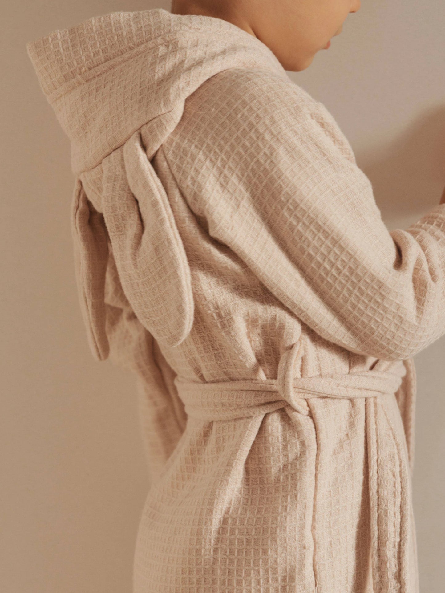 Accappatoio Waffle - Vintage Pink - 2/4Y