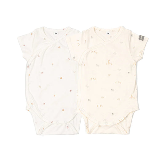 Confezione Body maniche corte Print- 2pz - Animals Mix