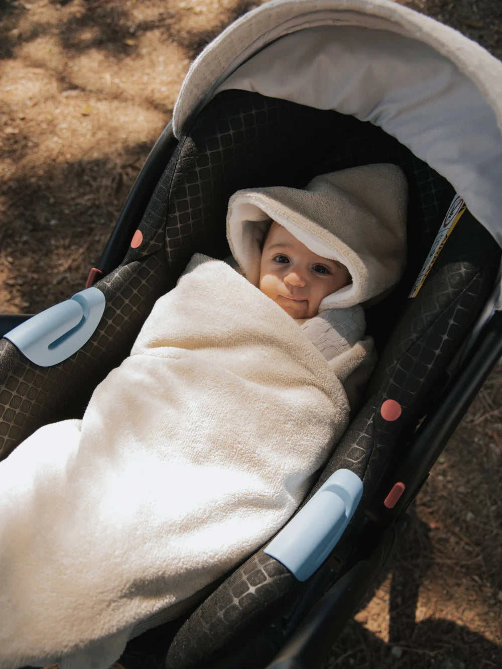 Copertina Wrap con cappuccio - Sand