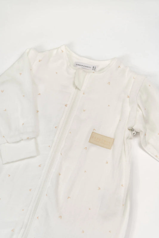 Sacco nanna Sleeping Jumpsuit Mini - Hearts - 6/18M