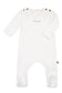 Tutina neonato con piedi Bees - Panna