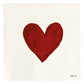 Tovaglioli in carta Cuore Rosso