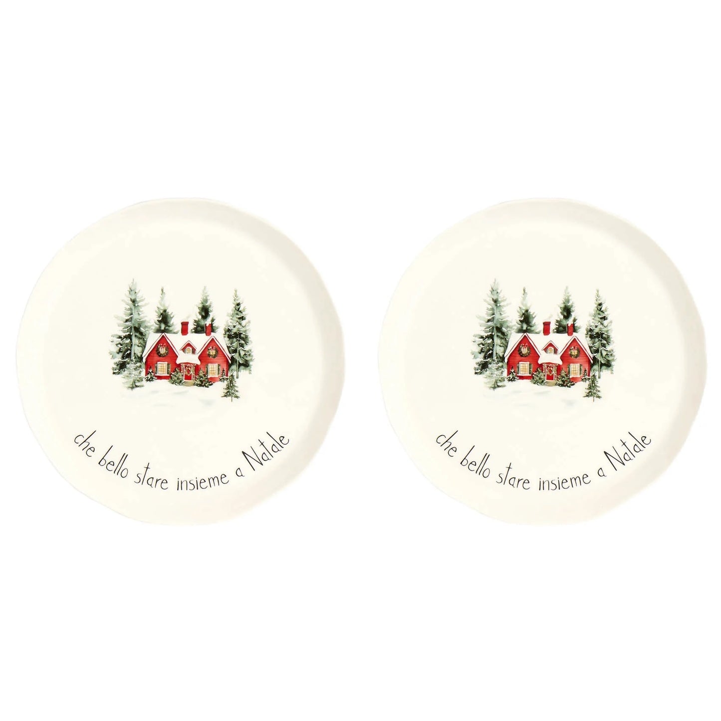 Set 2 Piatti piani Che bello stare insieme