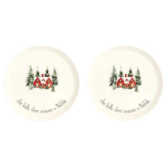 Set 2 Piatti piani Che bello stare insieme