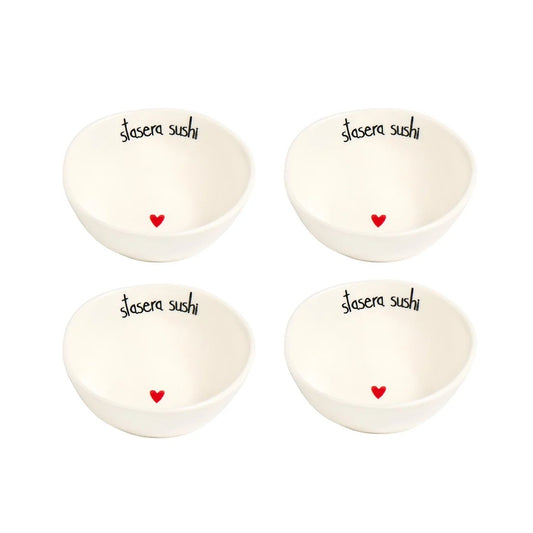 Set 4 coppette Stasera sushi