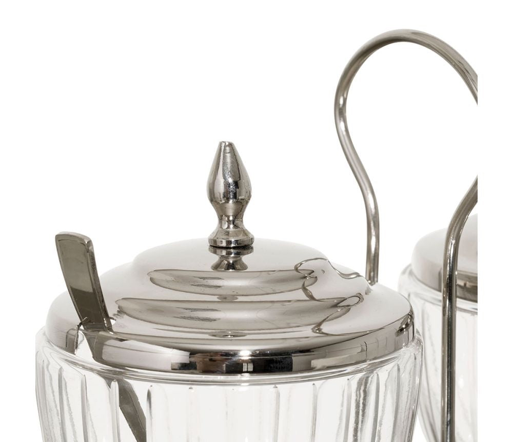 Set barattoli con cucchiai