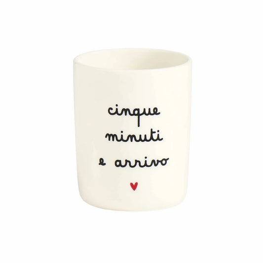 Porta cosmetici Cinque minuti e arrivo