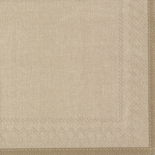Tovaglioli in carta "Linen” dark linen
