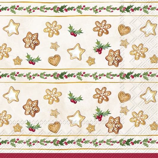 Tovaglioli in carta "Cookie Garland" cream