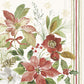 Tovaglioli in carta "Poinsettia Bouquet" cream