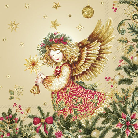 Tovaglioli in carta "Opulent Angel" cream
