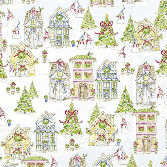 Tovaglioli in carta "Gingerbread House"