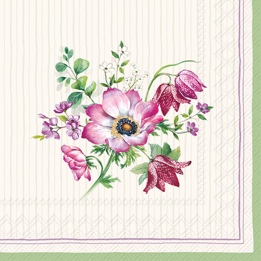Tovaglioli in carta "Whisper of Spring” cream