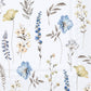 Tovaglioli in carta "Softly faded blooms” light blue