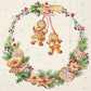 Tovaglioli in carta "Cookie Wreath" cream
