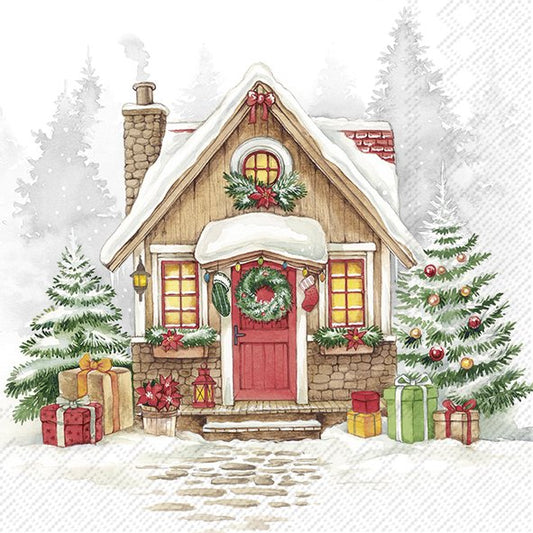 Tovaglioli in carta "Festive House"