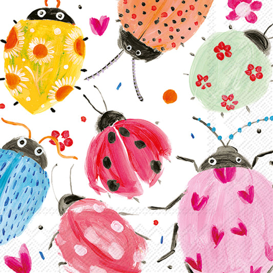 Tovaglioli in carta "Joyful ladybugs”