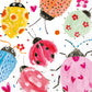 Tovaglioli in carta "Joyful ladybugs”