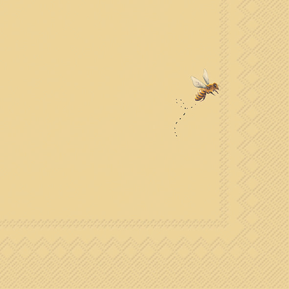 Tovaglioli in carta "Tiny bee” yellow