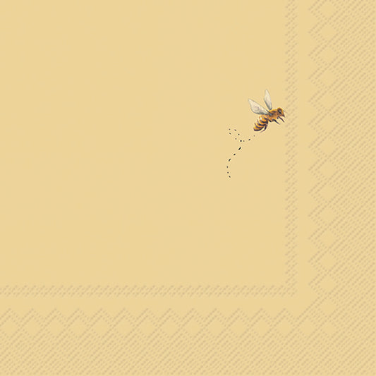 Tovaglioli in carta "Tiny bee” yellow