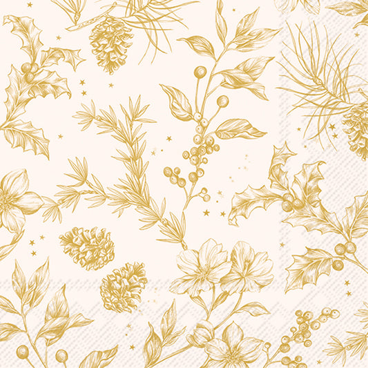 Tovaglioli in carta "Elodie” cream