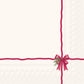 Tovaglioli in carta "Tiny present bow”cream
