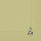 Tovaglioli in carta "Tiny Christmas tree” green