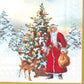 Tovaglioli in carta "Annual Christmas Santa"