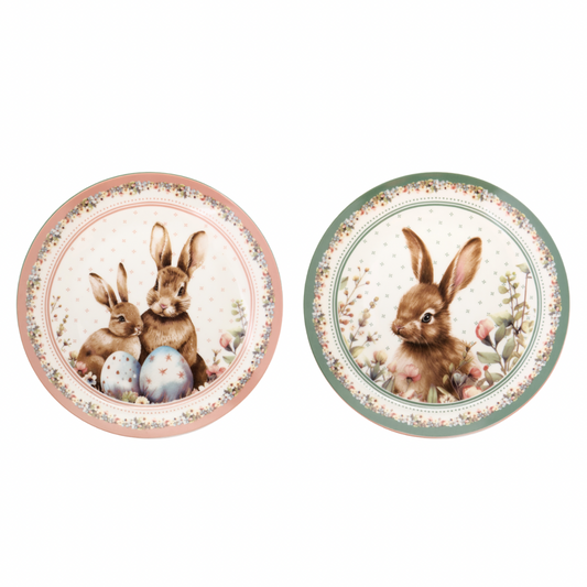 Set 2 piattini Rabbit Pepen