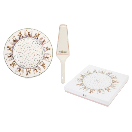 Piatto torta con pala Rabbit Pepen