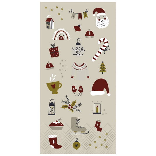 Tovaglioli in carta “Christmas Motifs”