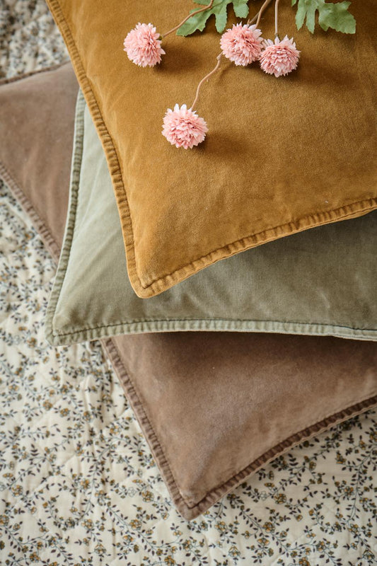 Federa per cuscino Ochre green