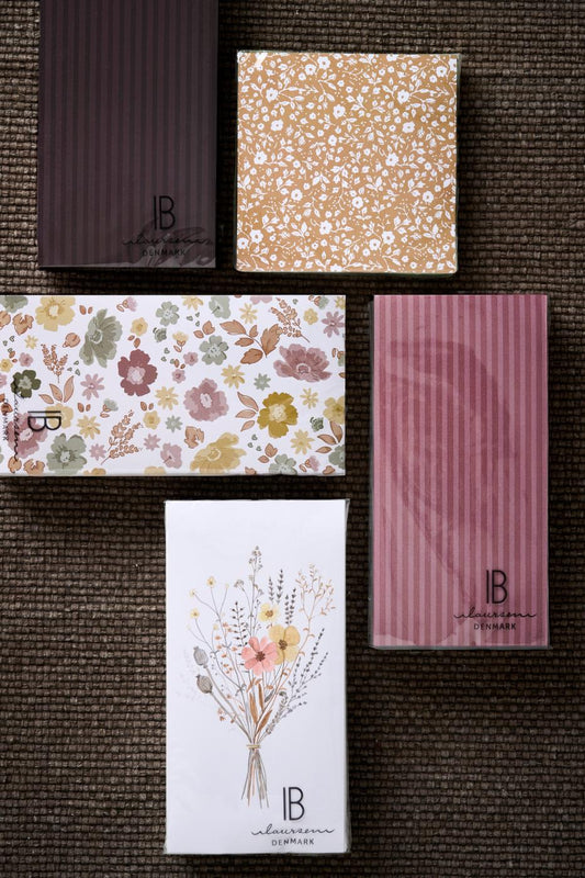 Tovaglioli in carta Burned rose
