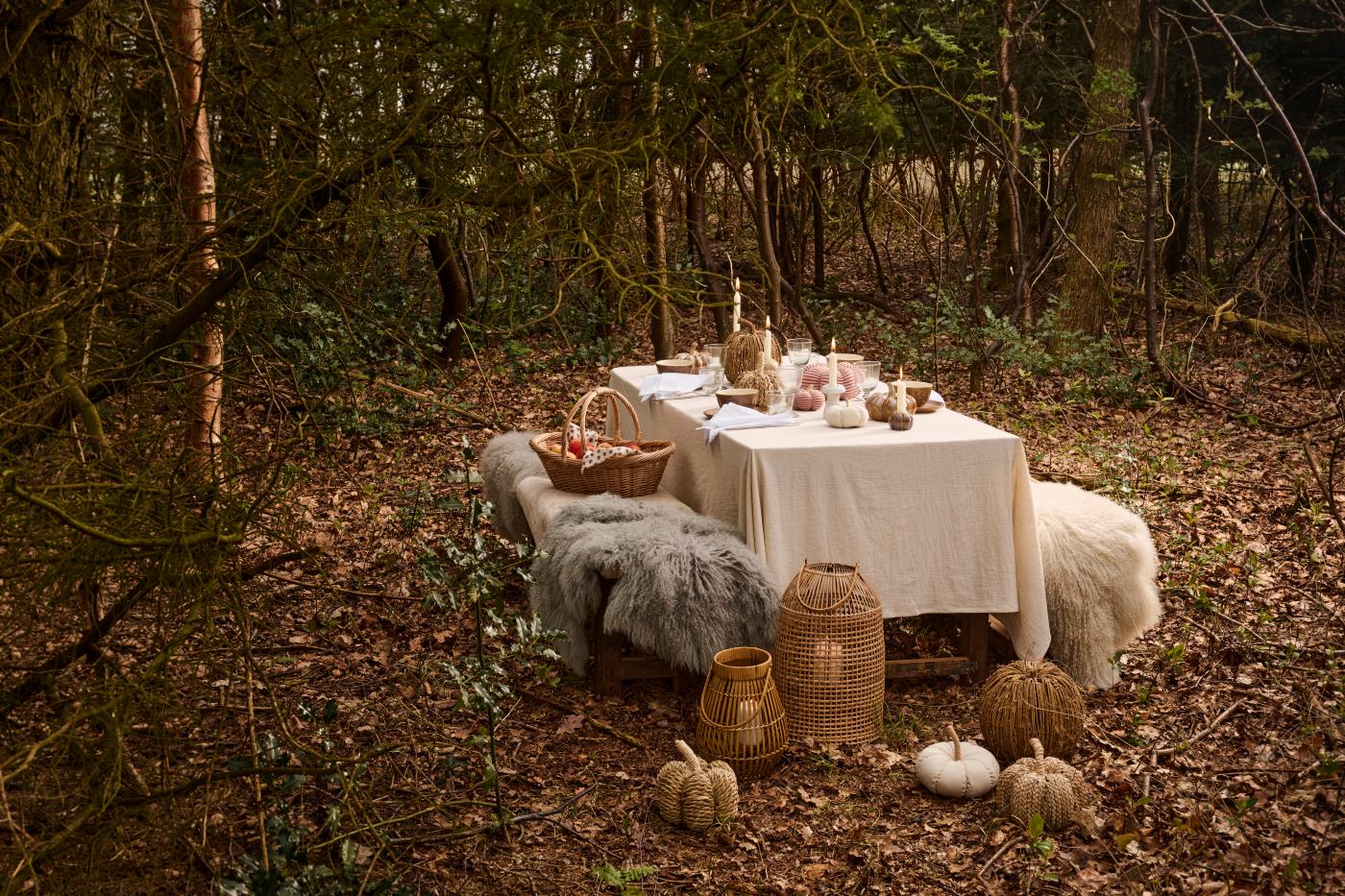 Porta candela zucca
