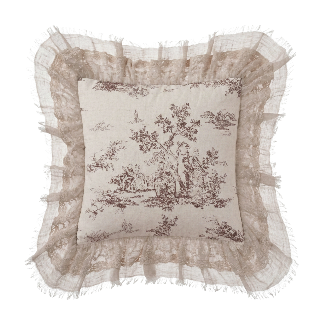 Cuscino Toile de Jouy