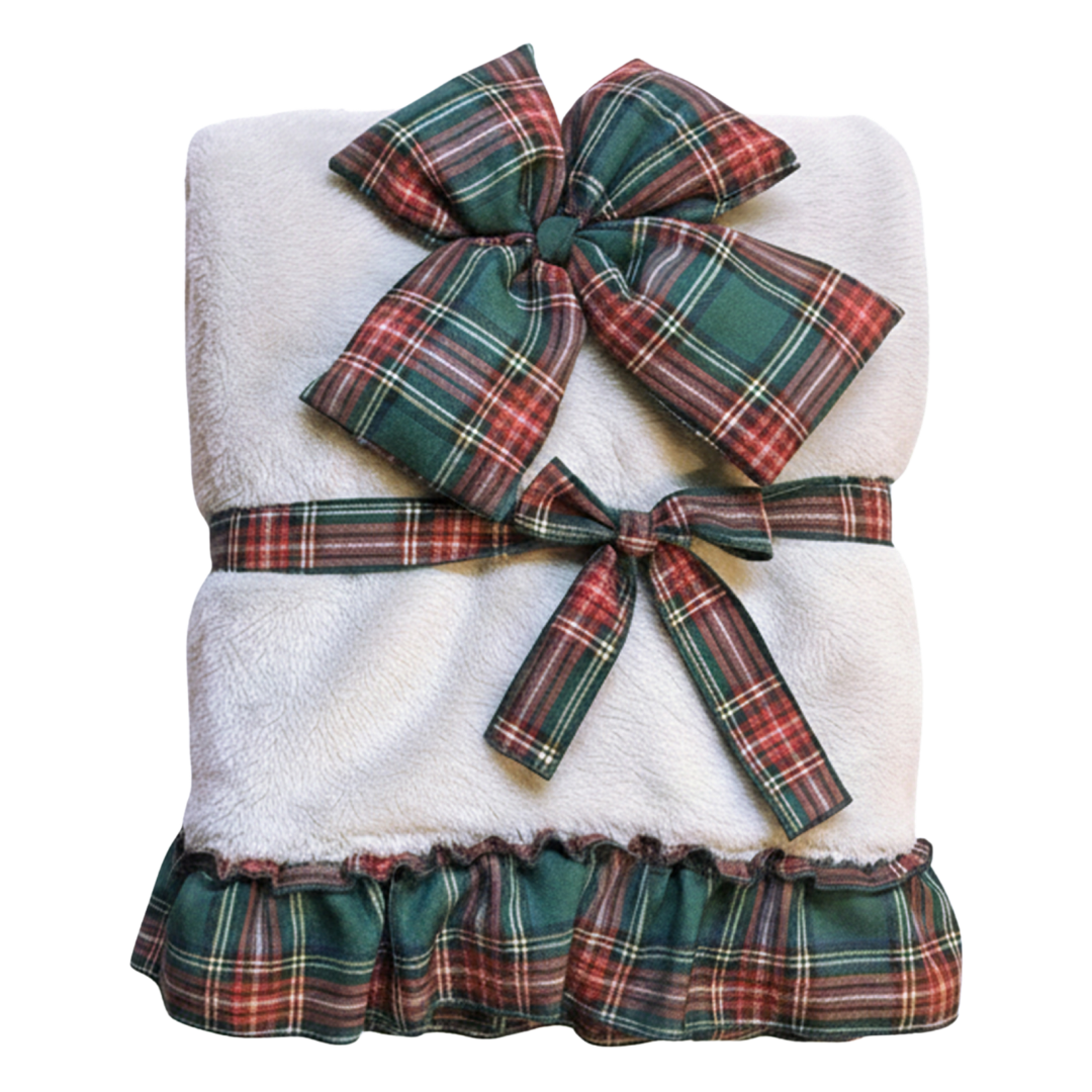 Plaid Sherpa con fiocco 170 X 140