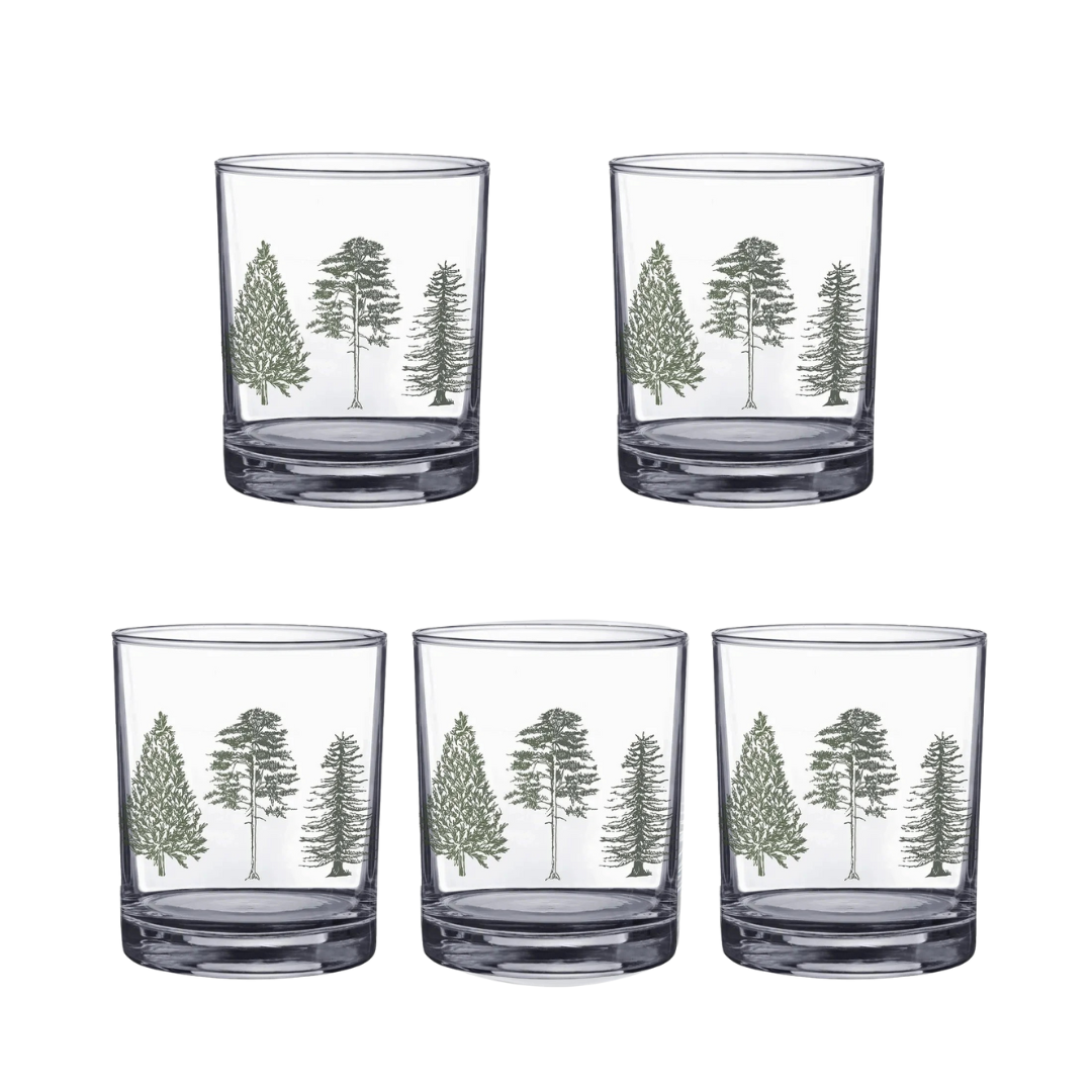 Bicchiere Alberi 5 pz.