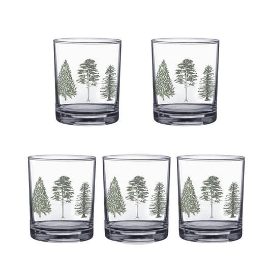 Bicchiere Alberi 5 pz.